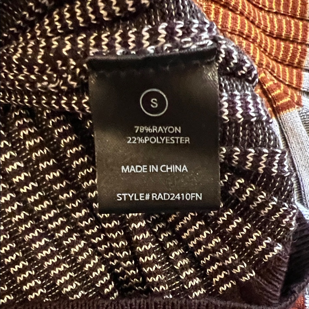 Striped V-Neck Sweater with Button Detail - Picture 5 of 7